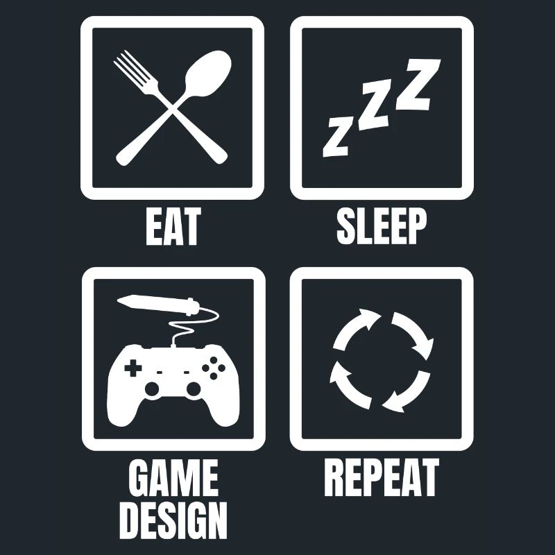 Manger le sommeil Conception du jeu Répéter