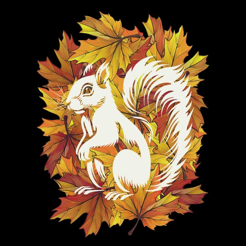 Écureuil d’automne