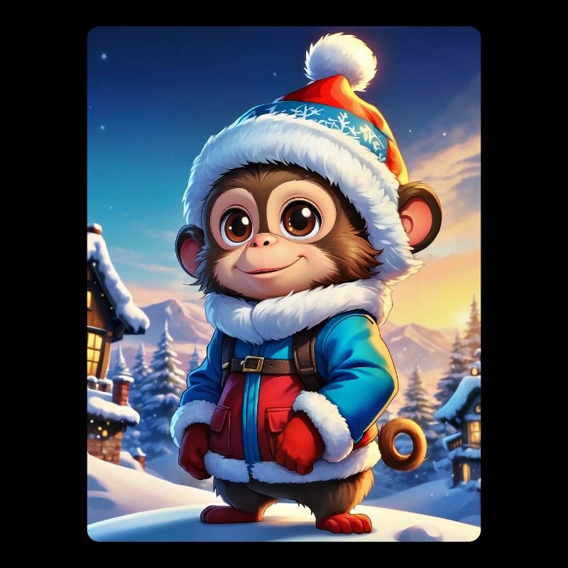 Anime Winter Landscape Monkey 1.1