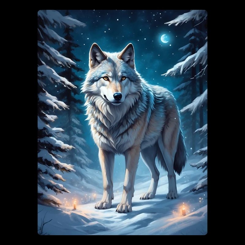 Winterlandschaft Wolf 1.10