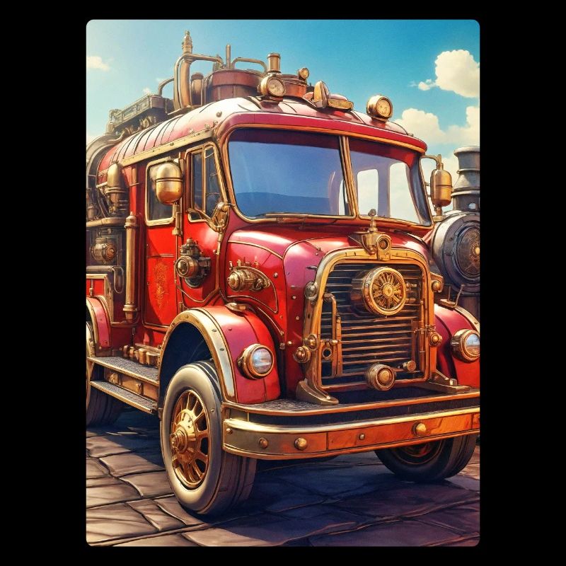 Camion de pompiers steampunk 1.23