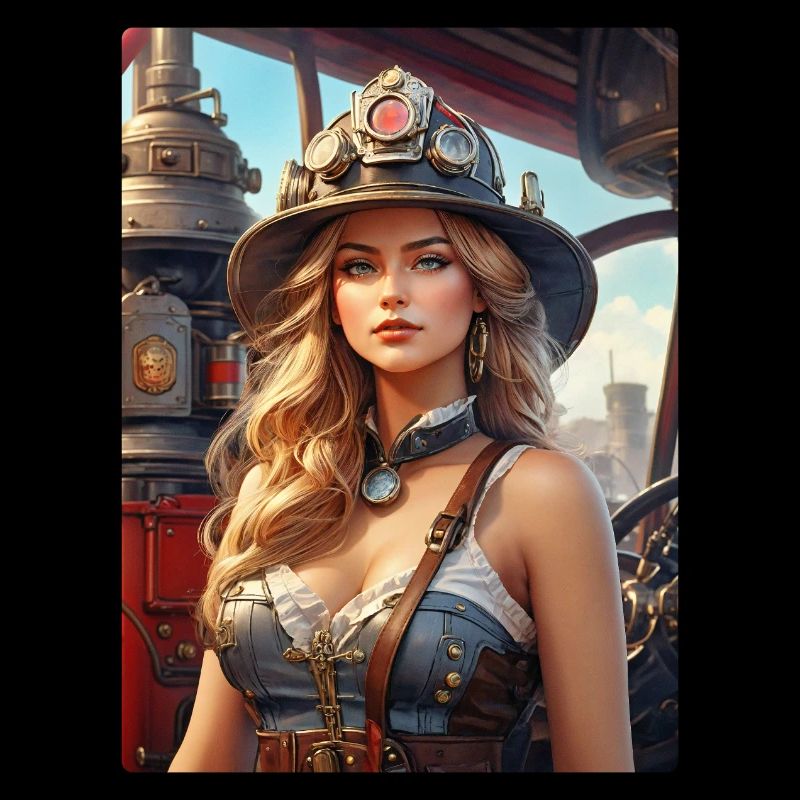 Femme pompier steampunk 1.3