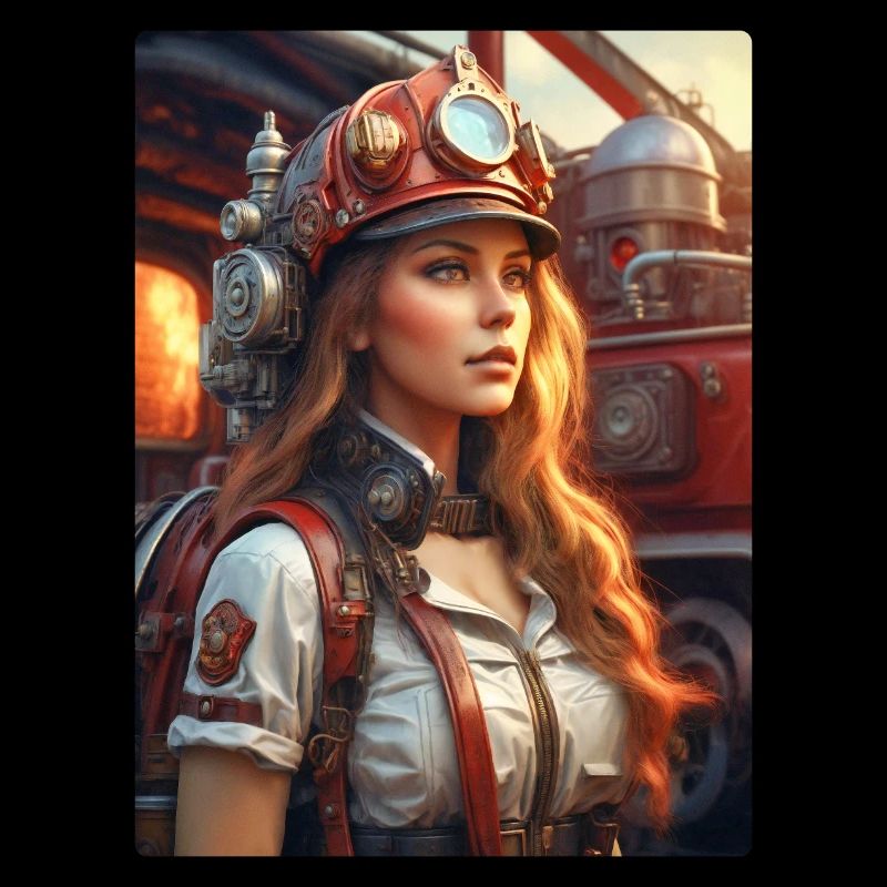 Femme pompier steampunk 1.12