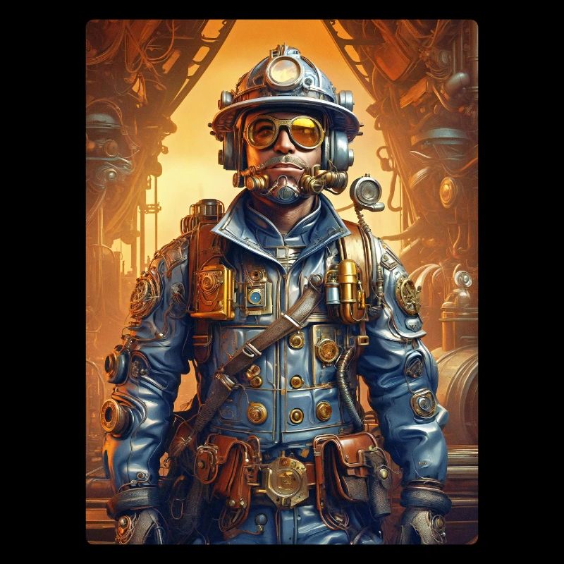 Steampunk Firefighter Man 1.20
