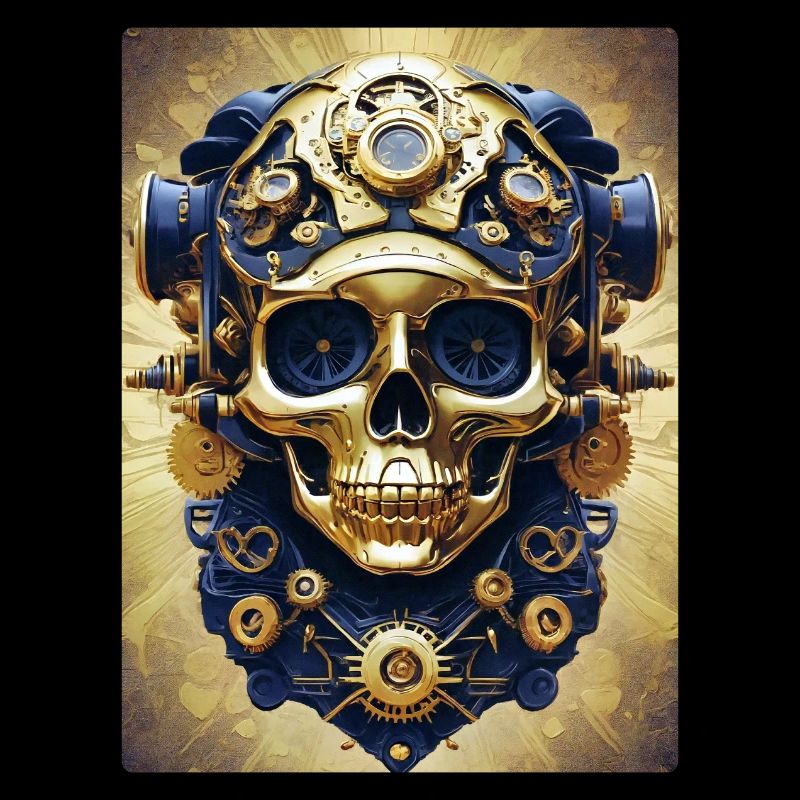 Steampunk Skull 1.8