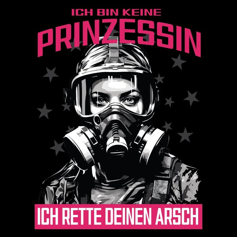 T-shirt princesse pompier
