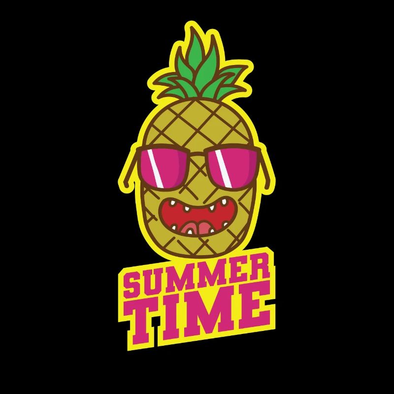 Summer Time Pineapple Tropical Sweet Fruit
