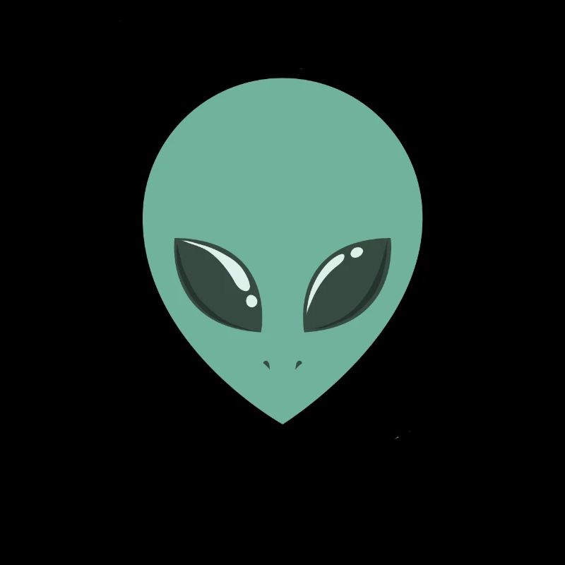 Alien symmetrischer Kopf