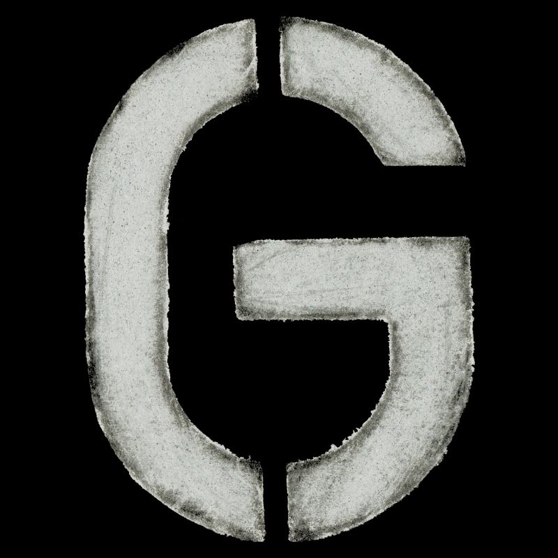 G - Buchstabe (Schablone/ Stencil)