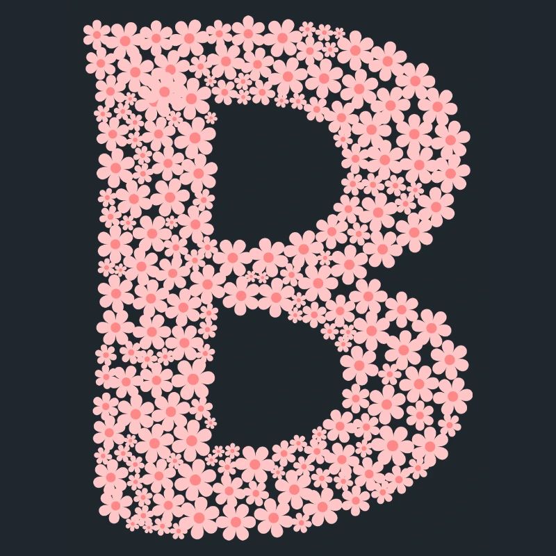 Blossom Monogram "B"