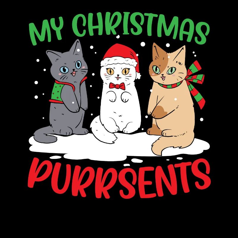 Fête de Noël des chats
