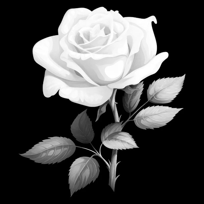 Rose blanche
