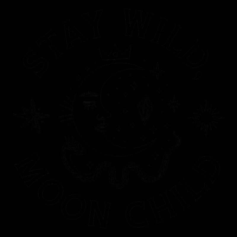 Bleib wild Mondkind - Astronomy Design