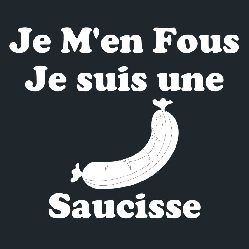 Barbecue Es ist mir egal, ich bin eine Wurst