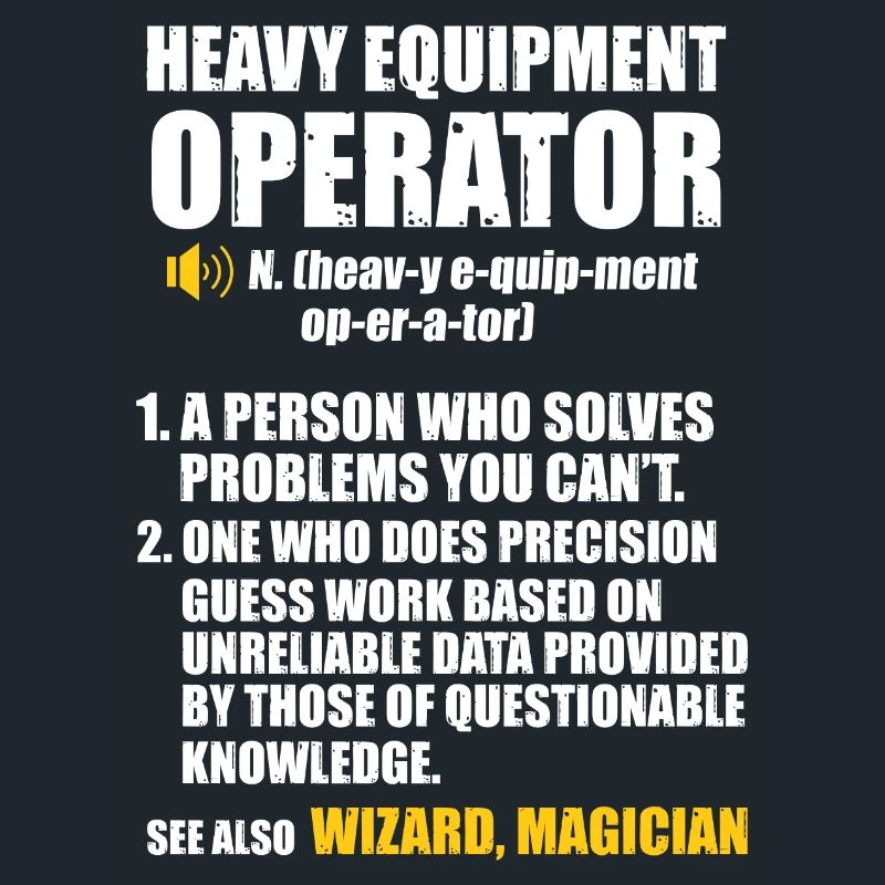 Construction machinery operator Excavator driver Excavator driver Construction workers