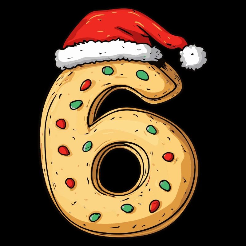 Biscuit de Noël à 6 chiffres