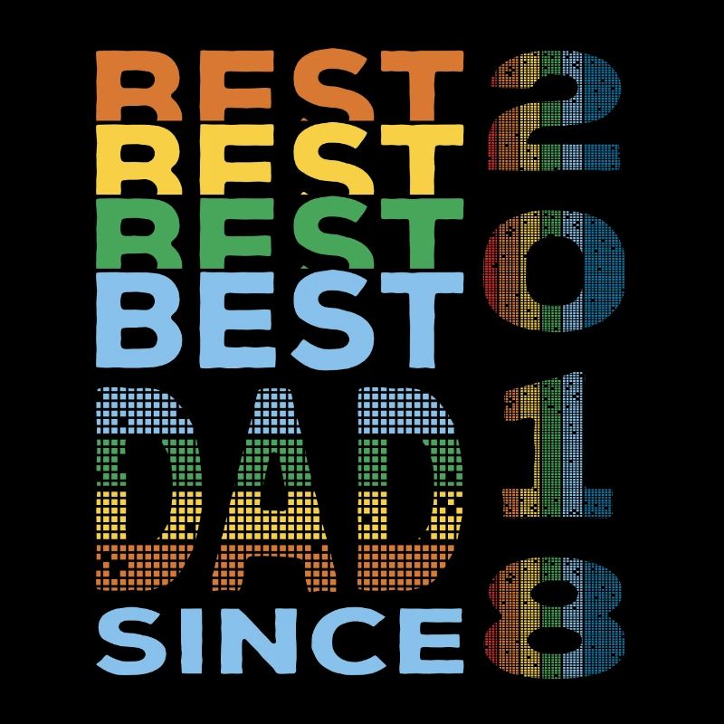 Bester Papa der Welt seit 2018 Vatertag Geburtstag