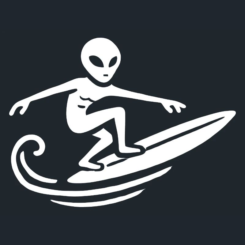 Alien Surfer Surf Planche de surf Surf d’été