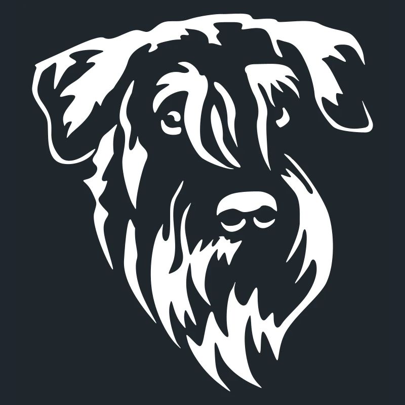 Tête de Schnauzer géant « Black Edition »