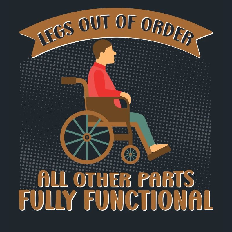 Amputation de jambe de fauteuil roulant amputation