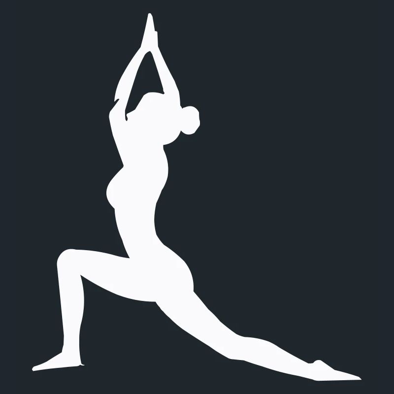 Posture de yoga Silhouette Équilibre de la force