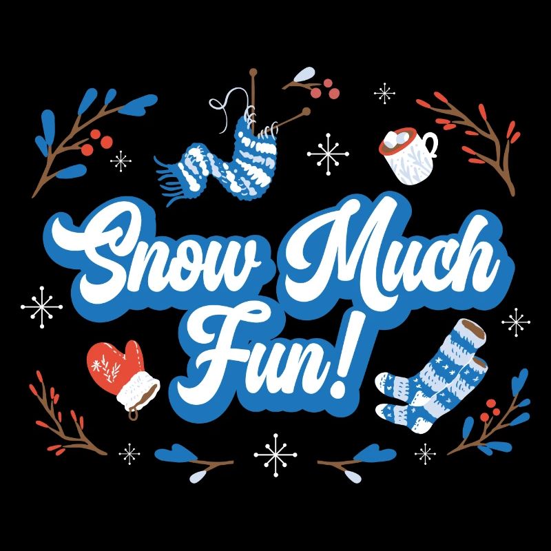 Ich Liebe Wintersaison Kaltes Klima Eis