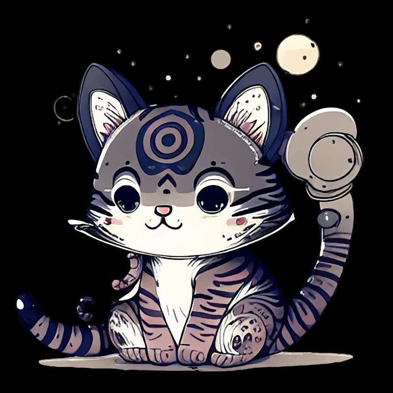 Super süßes Katzen Design.