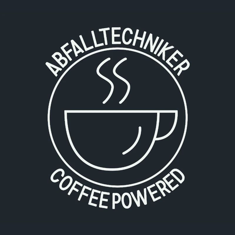 Abfalltechniker Coffee Powered