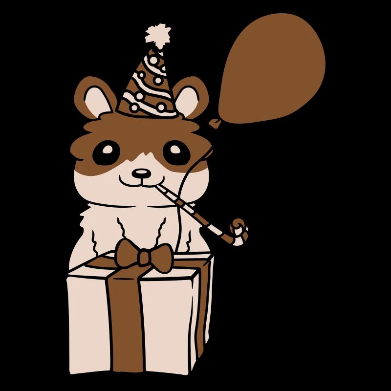 Geburtstag feiern Hamster Comic