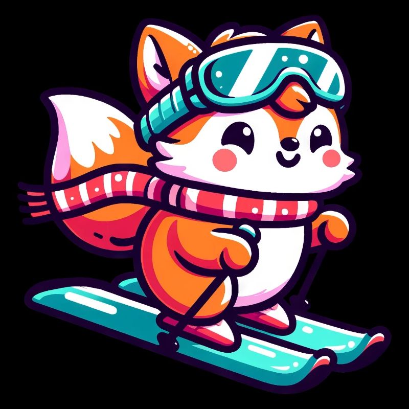 Rotfuchs Eishockey - Flinker Spieler auf dem Eis