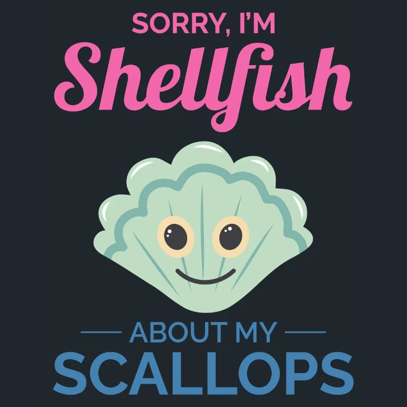 Scallop Seashells Collector Beachcomber Shellfish