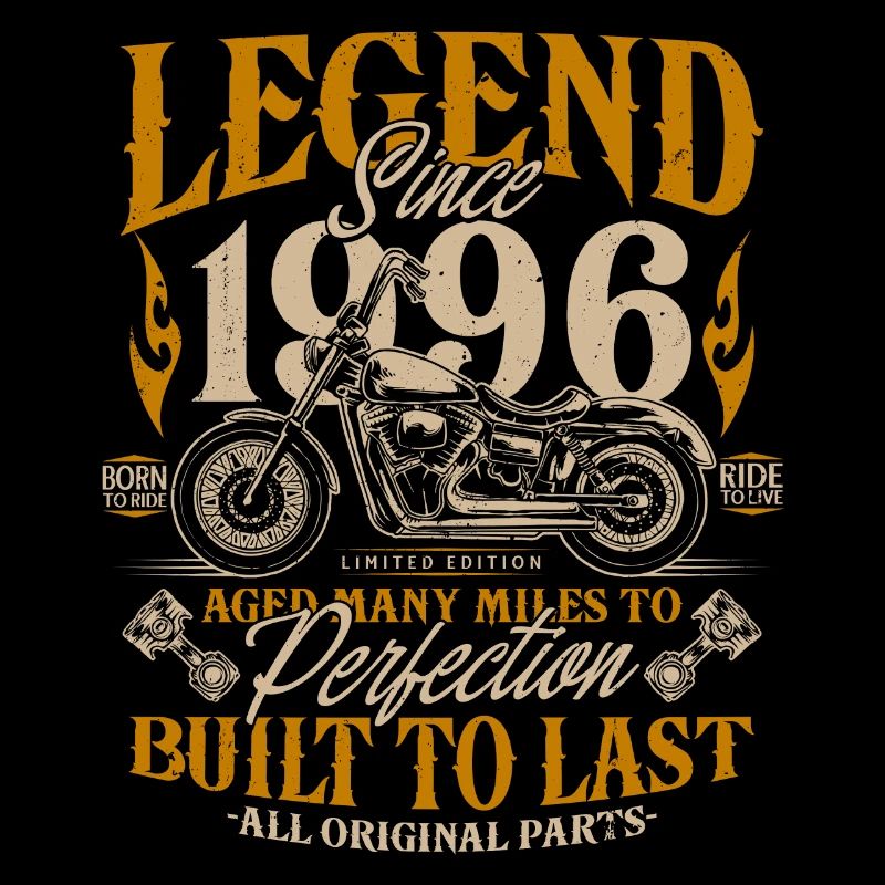 Legende seit 1996 Motorrad Geburtstag Geschenk