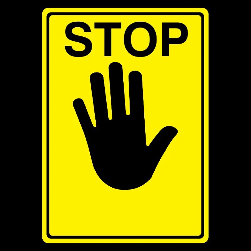 Stop Schild Logo