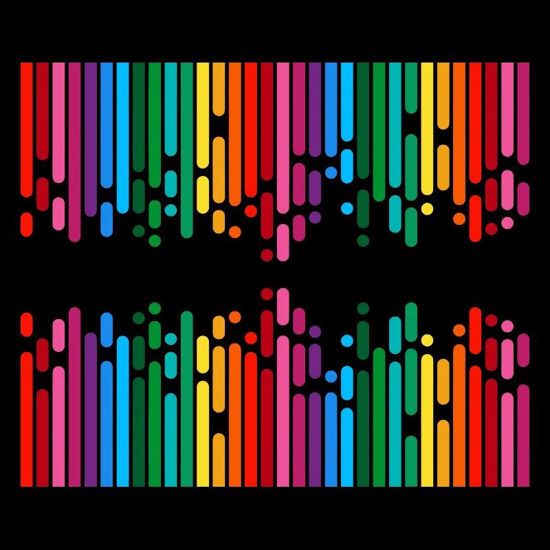 Lignes colorées