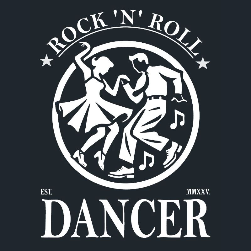 Rock'n'Roll Dancer Vintage Design