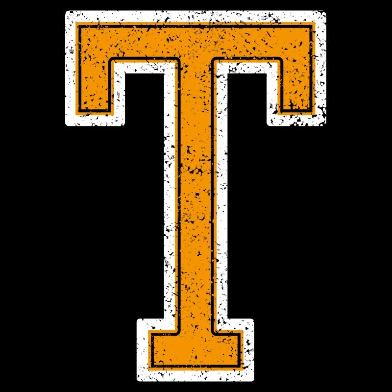 T - Buchstabe / College Style
