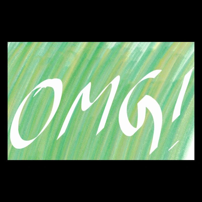 OMG! Green gradient OMG
