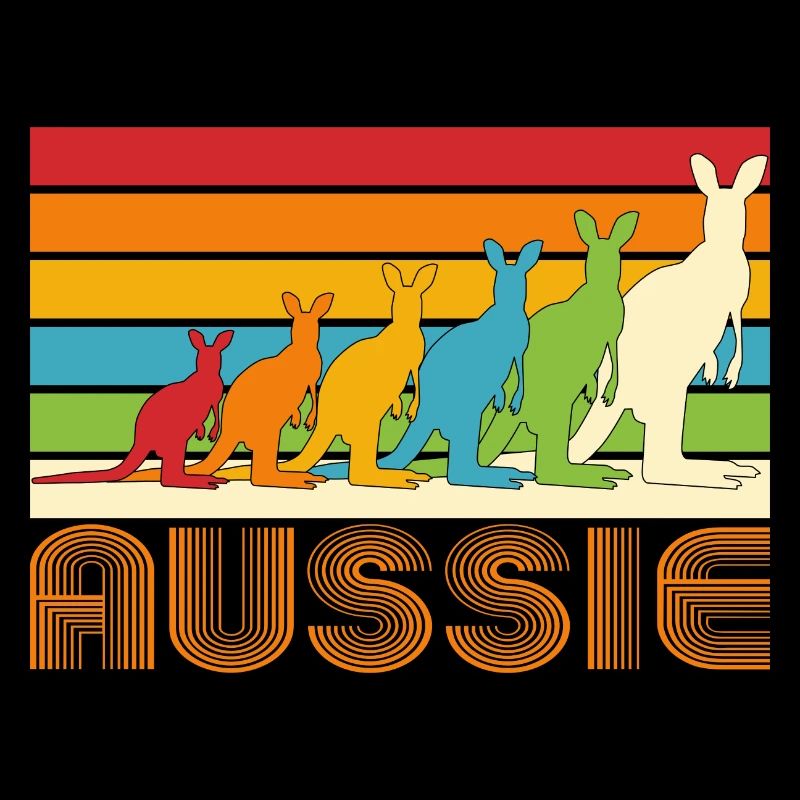 Kangourous australiens