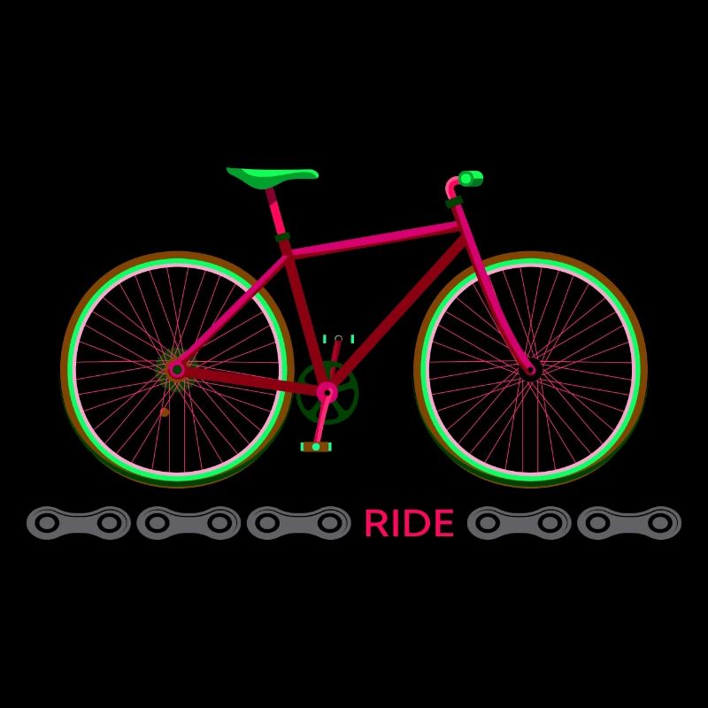 Vélo Cycliste Vélo sans roues