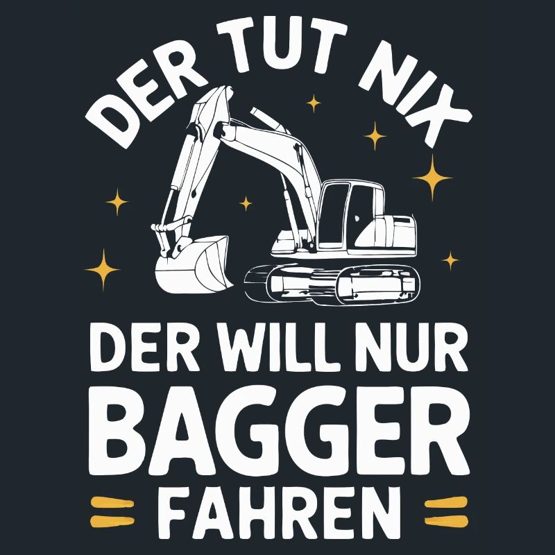 Baggerfahrer Bauarbeiter Baustelle Baumaschine