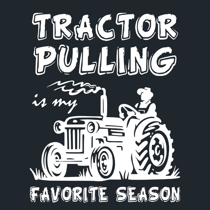 Tractor Pulling Farm Worker