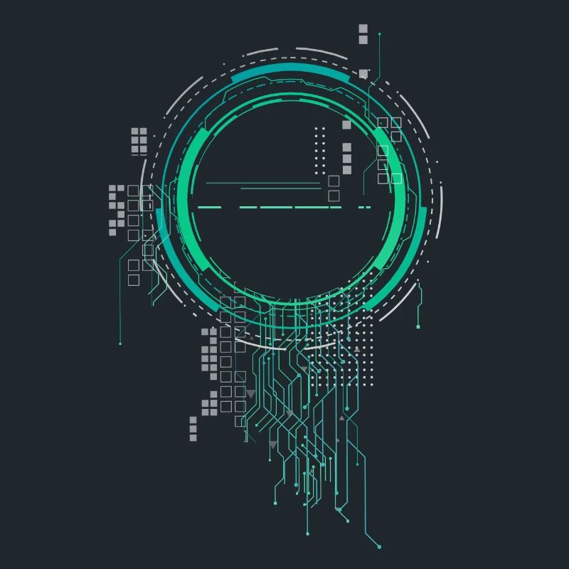 cpu pc platine raumschiff code nerd pc pixel coder