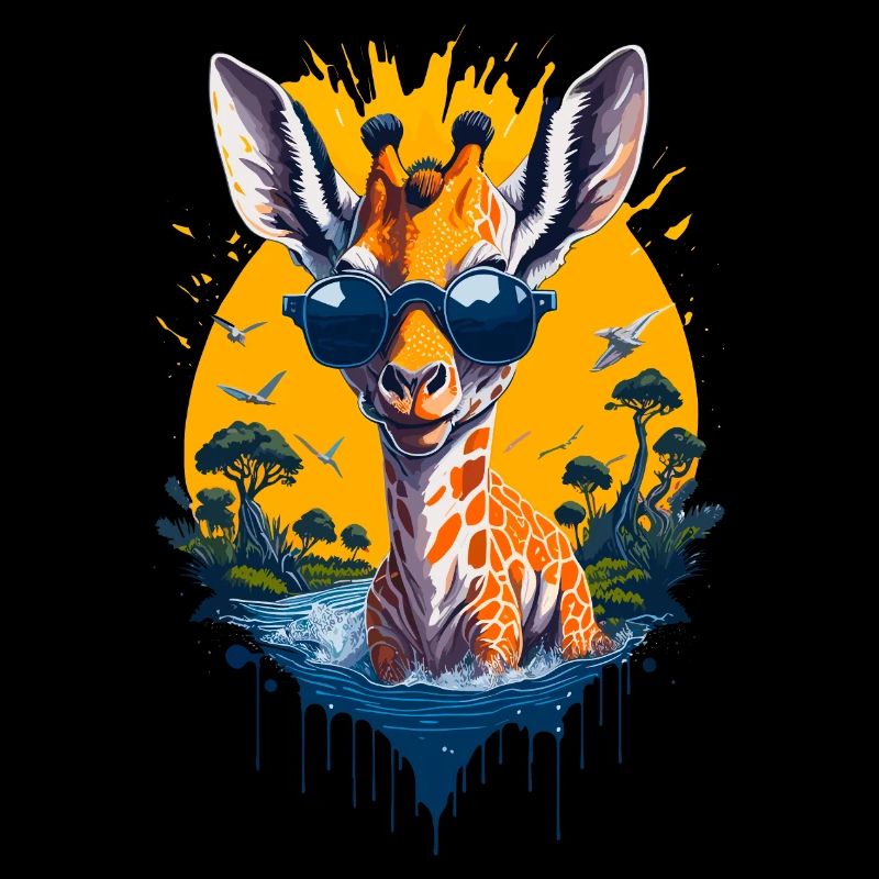 Cool giraffe