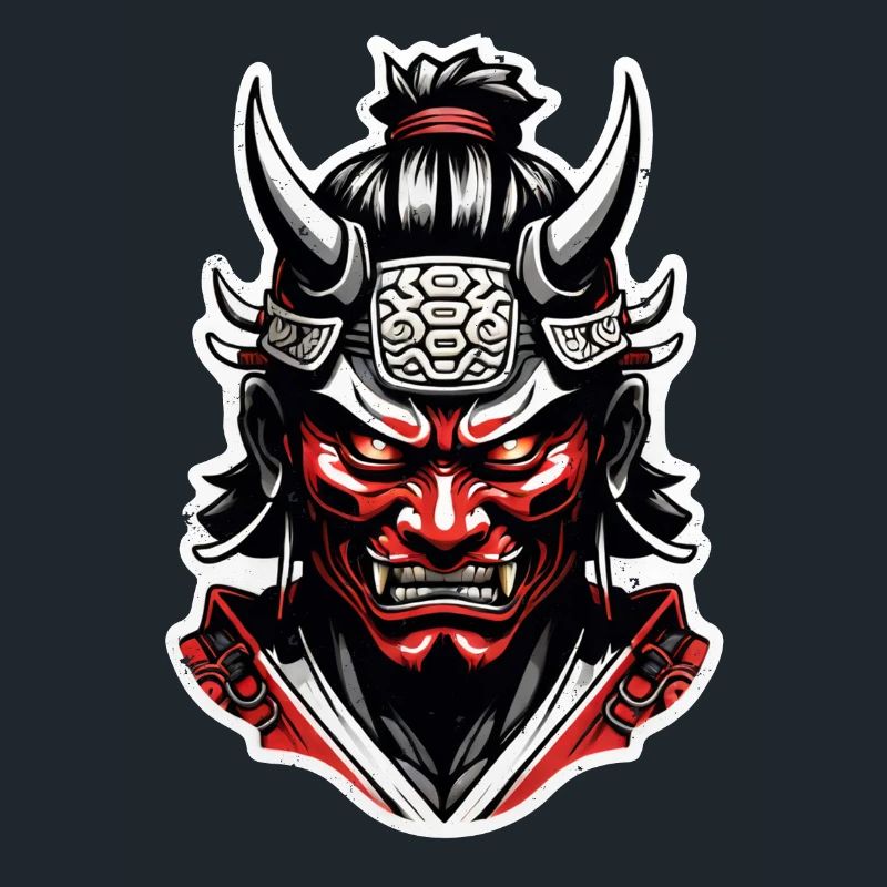 Samurai-Krieger - Japan - Dämon