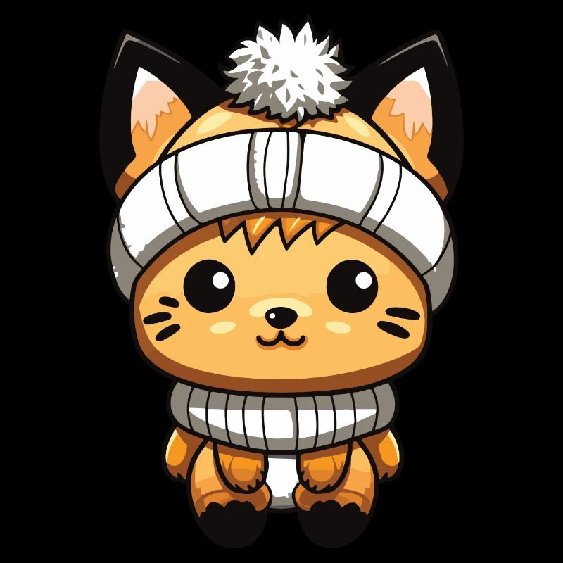 Fox Winter Animal Baby Comic