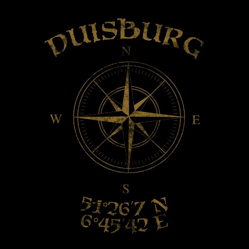 Compass GPS coordinates Duisburg