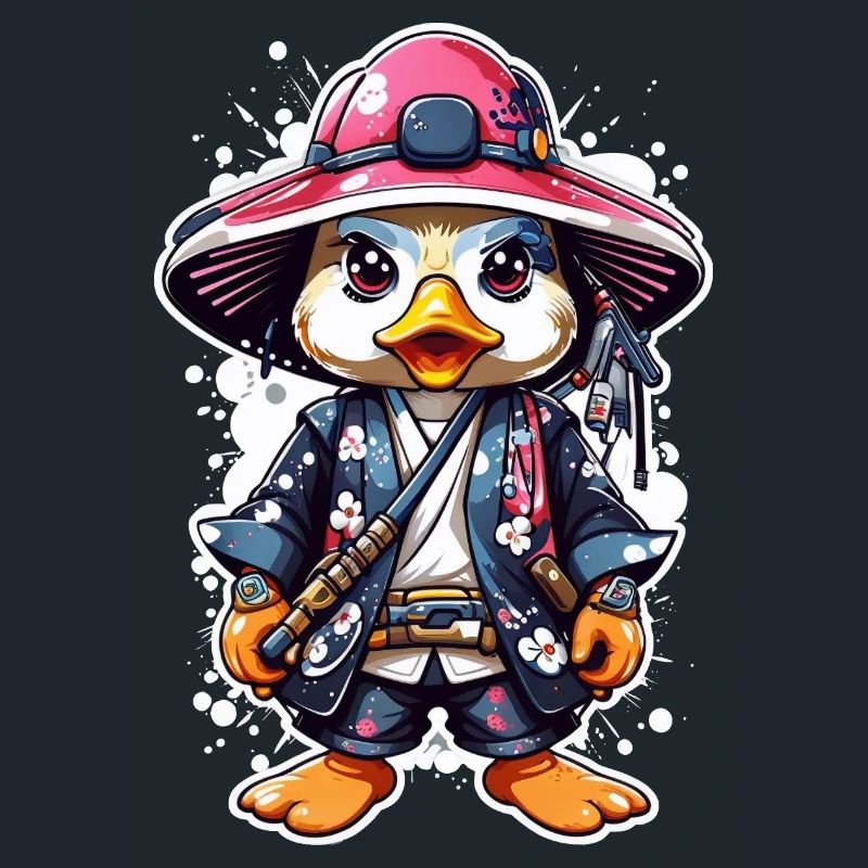 Quack-tastic Samurai Adventures: Cute Samurai Duck