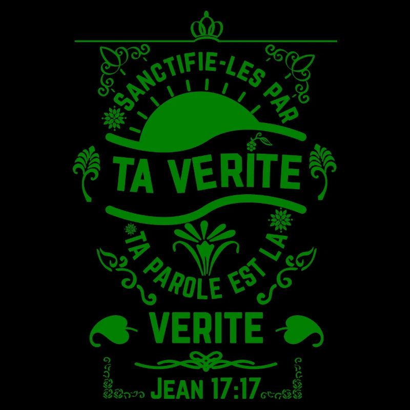 Jean 17:17 design VERT