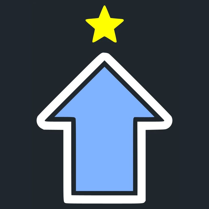 Puissance de Puissance Étoile de Flèche Étoile de Jeu de Niveau