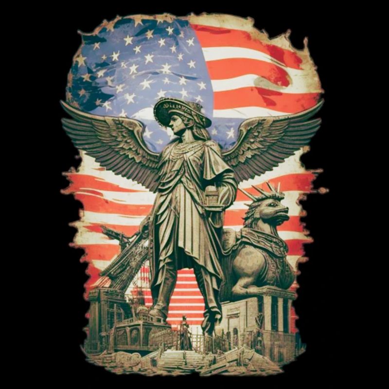 Steampunk Amerikanische Flagge